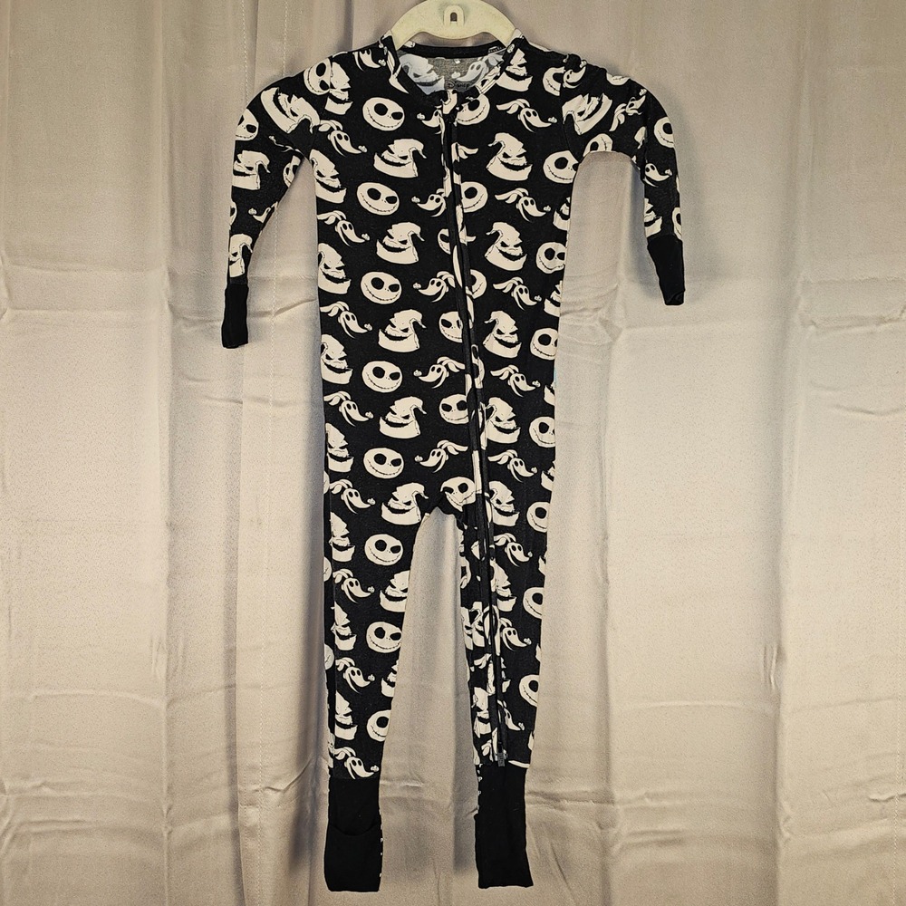 Posh‎ Peanut Disney Nightmare Before Christmas Pajamas 18-24 Months Glow In Dark